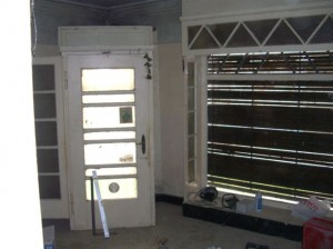 Das Wohnzimmer vorher...