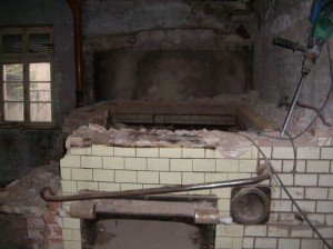 Die Küche vorher...